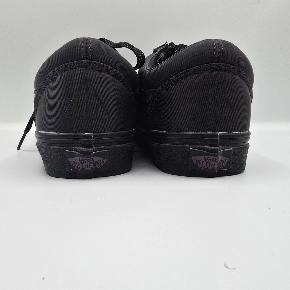 VANS Old Skool Harry Potter Deathly Hallows Black Men's Size 8 Women Size 9.5 - Picture 2 of 13